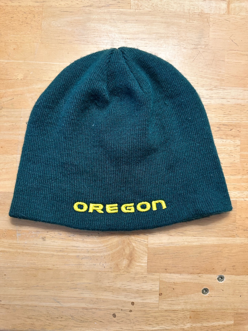 Oregon Ducks Green Beanie
